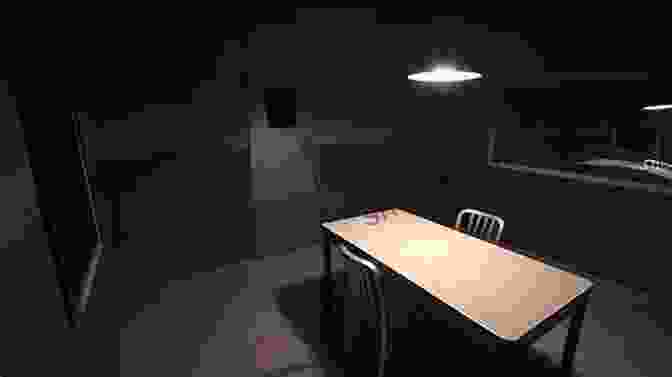 A Forensic Psychologist Interviewing A Suspect In A Dimly Lit Interrogation Room. Psychology S Dream Of The Courtroom