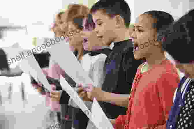 A Group Of Children Singing In A Choir. Quotations On Jewish Sacred Music