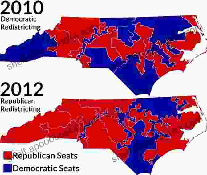 A Map Of The United States With Distorted Electoral Districts, Highlighting The Effects Of Gerrymandering Unmasking The Administrative State: The Crisis Of American Politics In The Twenty First Century