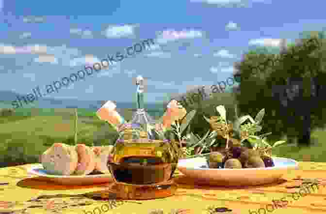 A Spread Of Tuscan Delicacies Including Pasta, Cheese, And Wine A Life In Tuscany Emilio J Becker