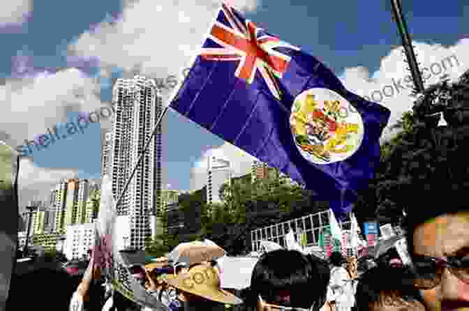 A Vintage Photograph Of The Hong Kong Flag Flying Alongside The British Union Jack During The Battle Of Hong Kong Rebel City: Hong Kong S Year Of Water And Fire