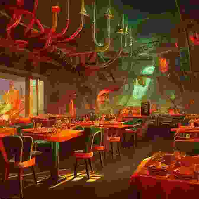 A Whimsical Depiction Of The Restaurant At The End Of The Universe, Floating Through Space With Its Eccentric Architecture The Restaurant At The End Of The Universe (Hitchhiker S Guide To The Galaxy 2)