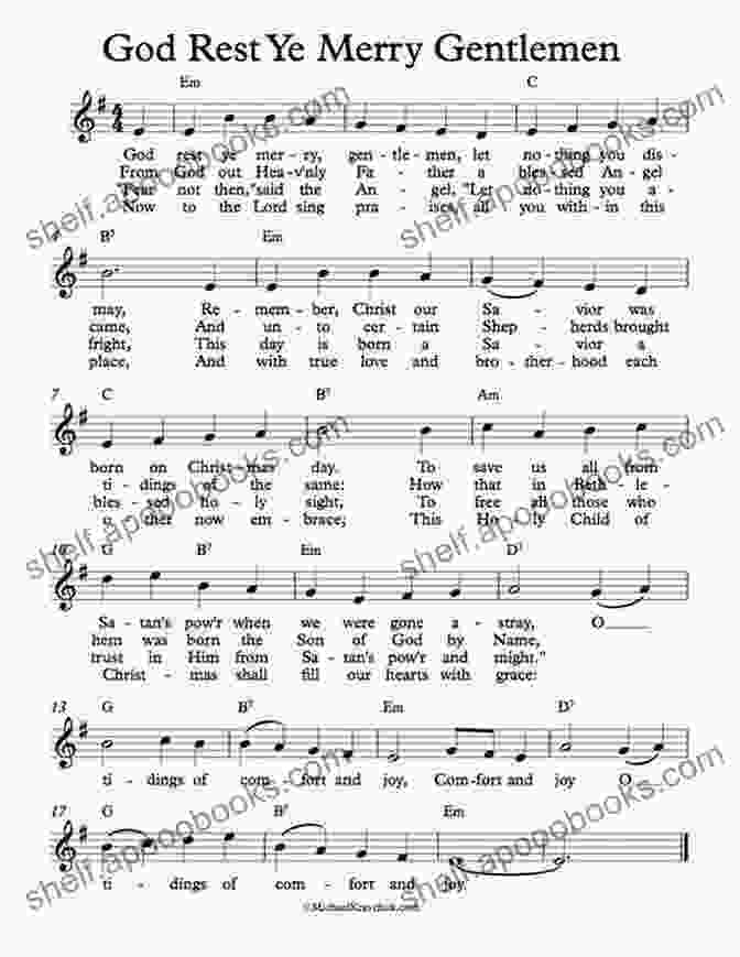 God Rest Ye Merry, Gentlemen Christmas Carols For Classical Guitar: Easy Songs In Standard Notation Tablature