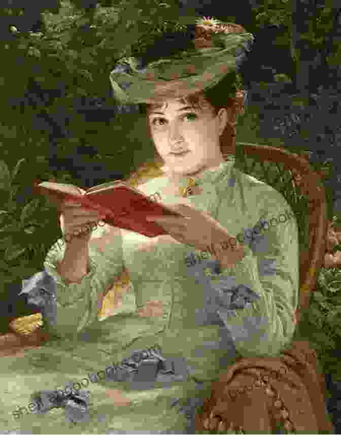 Image Of A Woman Reading A Classic Literature Book. Behind A Mask: A Short Story Collection (Dover Thrift Editions: Short Stories)