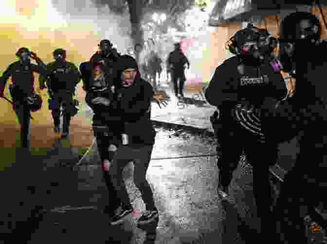 Image Of Police Officers In Riot Gear Using Excessive Force Against Protesters Disarm Defund Dismantle: Police Abolition In Canada