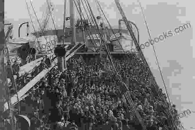 Immigrants On A Crowded Ship Heading To America My America: For This Land