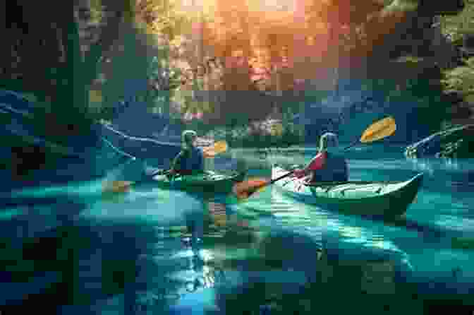 Kayakers Paddling Through The Serene Waters Of Preveli Lagoon, Surrounded By Lush Greenery And Vibrant Flowers Preveli Lagoon Photo Gallery Dmitriy Ganich