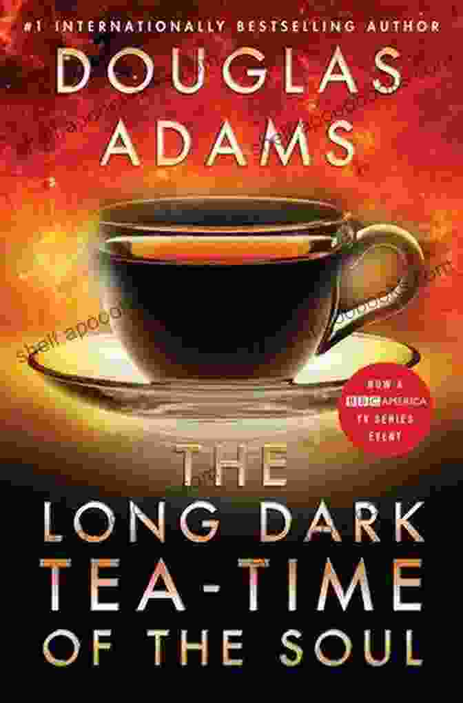 Long Dark Tea Time Of The Soul Book Cover, Featuring A Mysterious Figure And A Cat Entangled In A Web Of Wires Long Dark Tea Time Of The Soul (Dirk Gently 2)