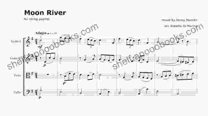 Moon River For String Quartet Album Cover Moon River For String Quartet