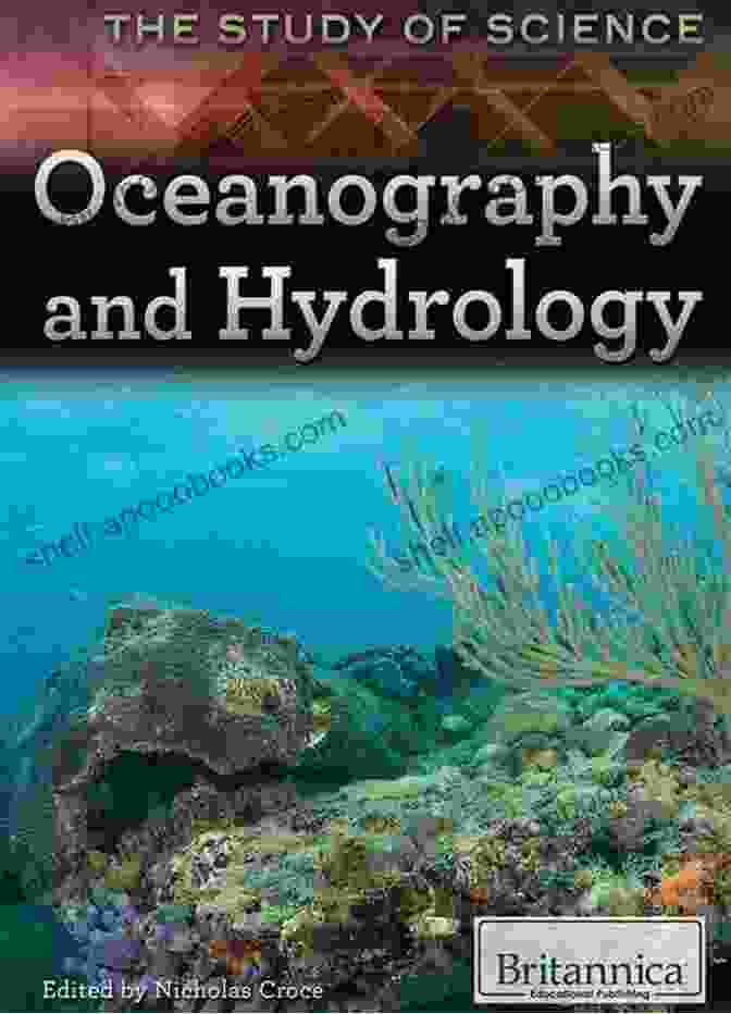 Oceanography And Hydrology Book Cover With Swirling Blue And Green Ocean Waves And Raindrops Oceanography And Hydrology (The Study Of Science)