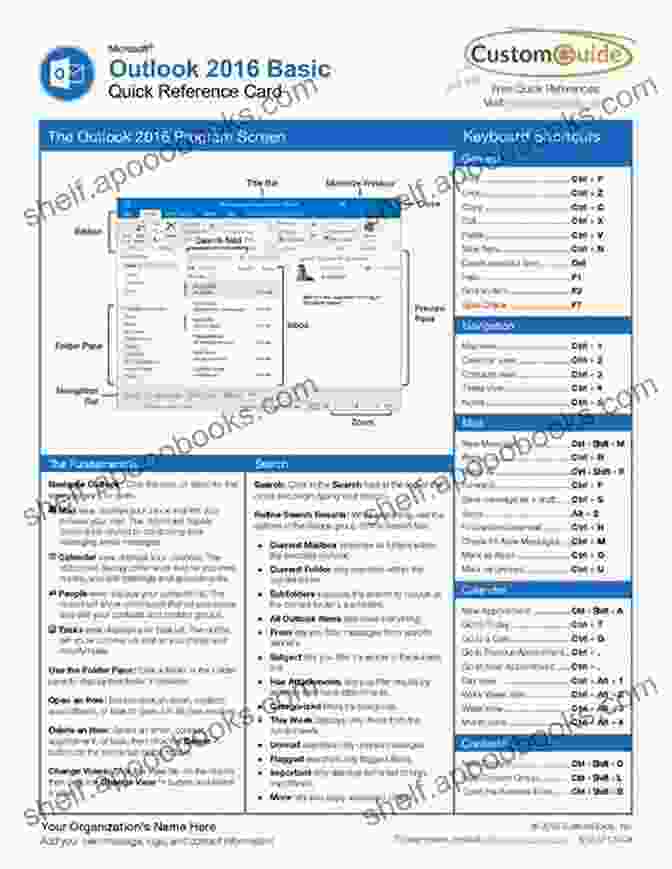 Quickclicks Reference Guide For Microsoft Outlook 2024 QuickClicks Reference Guide: Microsoft Outlook 2024