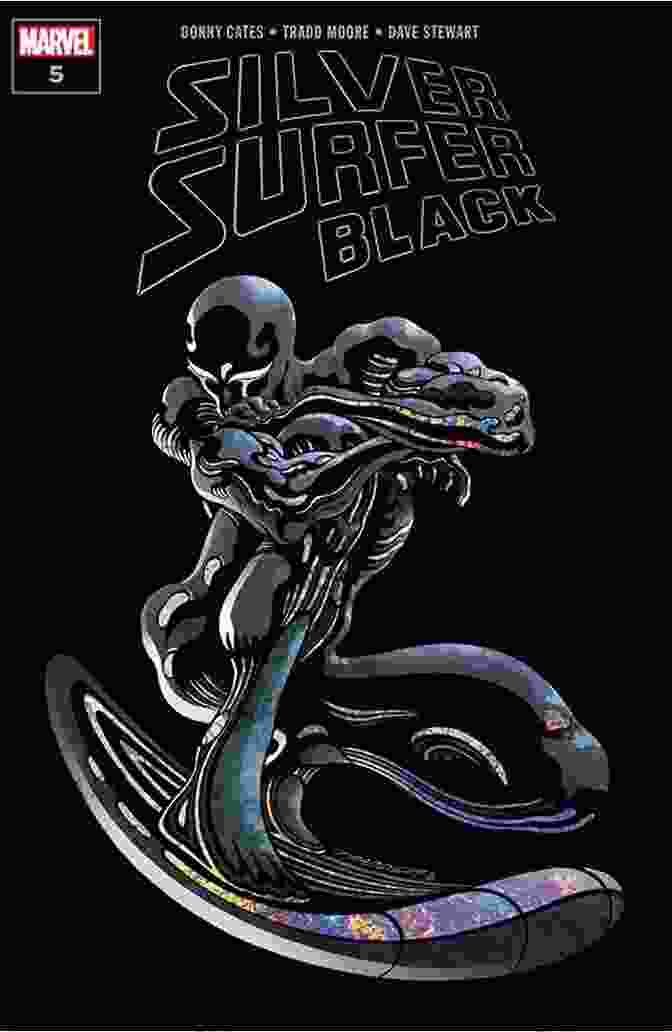 Silver Surfer Black Flying Through A Cosmic Void Silver Surfer: Black (2024) #2 (of 5) Donny Cates