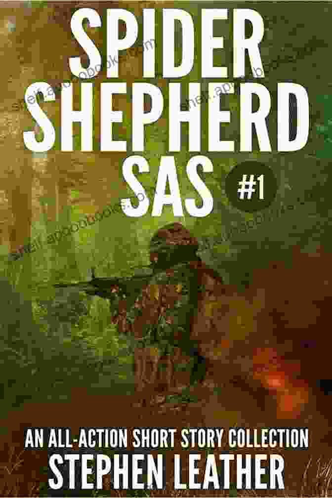 Spider Shepherd Book Cover Featuring A Man In A Dark Forest, Surrounded By Spiders. Hard Targets: A Spider Shepherd Short Story (Dan Shepherd Series)