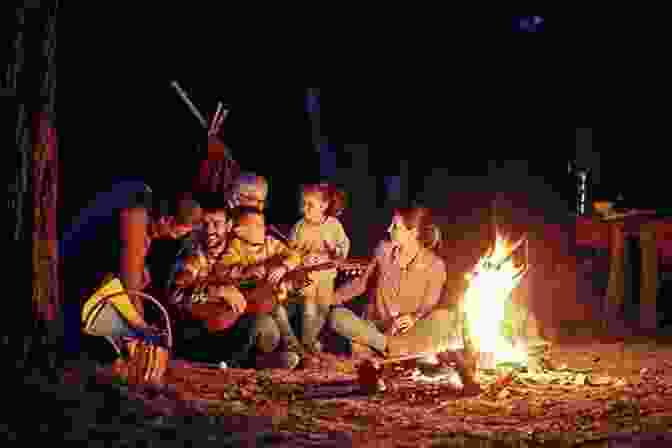 Texas Rangers Sharing A Laugh Around A Campfire The Old Ranger: A Texas Ranger Short Story