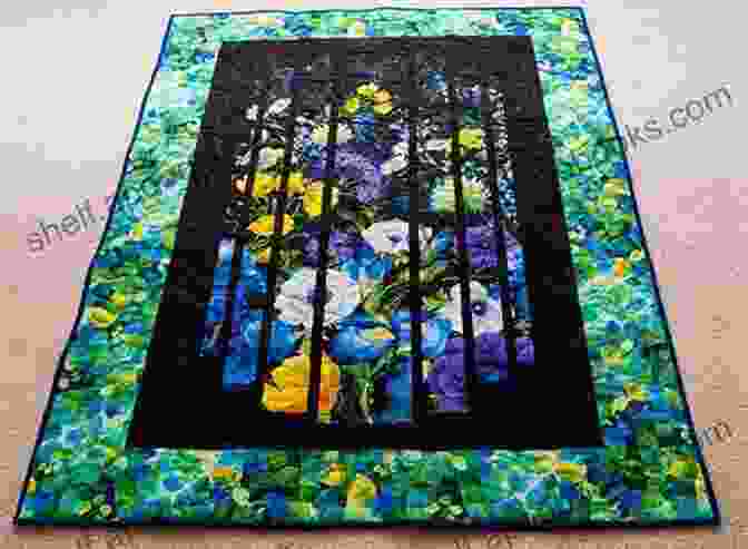 Vibrant Appliqué Quilt Featuring An Intricate Floral Design Super Simple Quilts #4 With Alex Anderson Liz Aneloski: 9 Applique Projects To Sew With Or Without A Machine