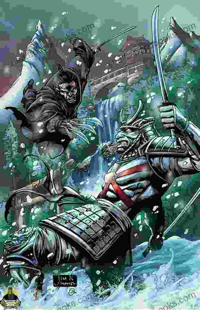 Wolverine Facing Off Against The Silver Samurai Wolverine Vs The Silver Samurai (Marvel Super Hero Vs A)