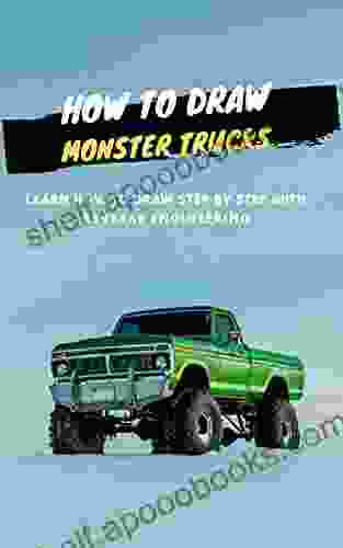 How Do You Draw A Diesel Truck: How To Draw A Monster Pickup Truck Step By Step Easy