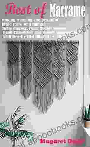 MACRAME FOR BEGINNERS: Making stunning and beautiful large scale Wall Hanger Table Runner Plant Holder Hanger Bead Chandelier and Ombre Lampshade with step by step tutorials + photos