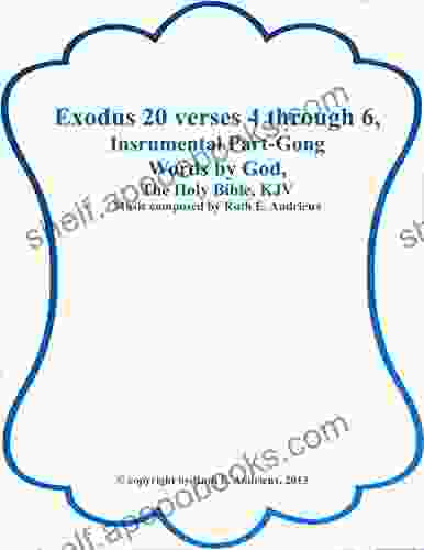 Exodus 20 Verses 4 Thru 6 Instrumental Part Gong: 2nd Commandment